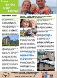 Nieuwsbrief september 2016